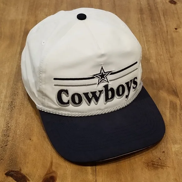 Dallas Cowboys Hat Snapback 47 Brand Nylon Lightweight Rope White One Size NFL - Picture 5 of 11